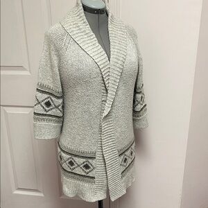 Smart Set Grey Patterned Cardigan